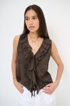 BLUSA SMANICATA ROUCHES DAV. FORMICA
