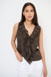 BLUSA SMANICATA ROUCHES DAV. FORMICA