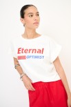 T-SHIRT ANNI'90 PANNA