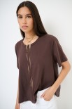 T-SHIRT OVER CON DT LYOCELL MORO