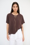 T-SHIRT OVER CON DT LYOCELL MORO