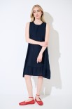 ABITO SMANICATO CON FIOCCO DT BLU