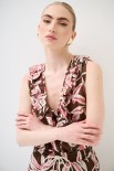 BLUSA SMANICATA ROUCHES DAVANTI MORO