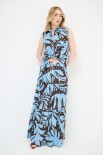 GONNA LUNGA BALZE + COULISSE JEANS/COCCIO