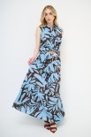 GONNA LUNGA BALZE + COULISSE JEANS/COCCIO