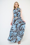 GONNA LUNGA BALZE + COULISSE JEANS/COCCIO