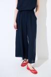 PANTALONE CROP CON ELASTICO BLU