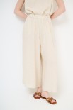 PANTALONE CROP CON ELASTICO NATURALE