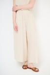 PANTALONE CROP CON ELASTICO NATURALE