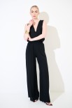 PANTALONE AMPIO CON ELASTICO NERO