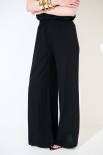 PANTALONE AMPIO CON ELASTICO NERO
