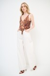PANTALONE PALAZZO CON CINTURA SOIA