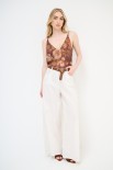 PANTALONE PALAZZO CON CINTURA SOIA
