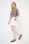 SHORT COULISSE BORDO BIANCO