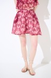 SHORT STAMPA ETNICA VINO
