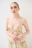 CROP TOP BALLON STAMPA VOILE PROVENZALE
