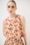 CROP TOP DOPPIA A BALZA MORO