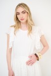 T-SHIRT CON APPLICAZIONE S.GALLO BIANCO