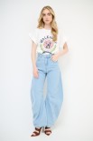 T-SHIRT STAMPA WALKAWAY PANNA