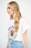 T-SHIRT STAMPA WALKAWAY PANNA