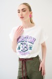 T-SHIRT STAMPA BOSTON PANNA