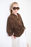 CAMICIA CON NODO E RICAMO MORO
