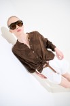 CAMICIA CON NODO E RICAMO MORO