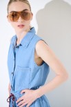 CAMICIA CHAMBRAY SMANICATA NODO DAV. JEANS