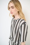 MAGLIA SCATOLINA SPALLA SCESA NERO