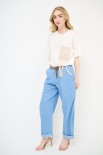PANTA CHAMBRAY OVETTO +CINTURA JEANS