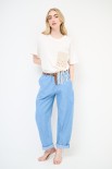 PANTA CHAMBRAY OVETTO +CINTURA JEANS