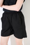 SHORTS ELASTICO CON TASCHE INSERITE NERO
