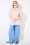 CAMICIA OVER BEIGE