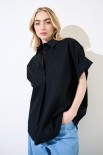 CAMICIA OVER NERO