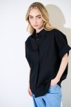 CAMICIA OVER NERO