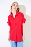 CAMICIA OVER ROSSO
