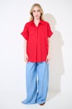 CAMICIA OVER ROSSO
