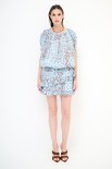 BLUSA RIPRESA SPALLE STAMPA MUSSOLA CELESTE