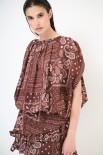 BLUSA RIPRESA SPALLE STAMPA MUSSOLA MORO