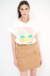 T-SHIRT CALIFORNIA BIANCO