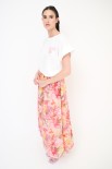 T-SHIRT PINK GIN BIANCO