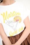 T-SHIRT MARTINI BIANCO