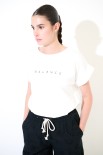 T-SHIRT BILANCE BIANCO