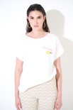 T-SHIRT VACATION LIMONI BIANCO