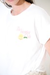 T-SHIRT VACATION LIMONI BIANCO