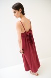 ABITO SPALLINE ROSSO INDIA