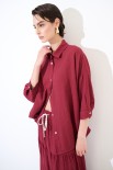 CAMICIA OVETTO ROSSO INDIA