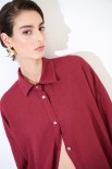 CAMICIA OVETTO ROSSO INDIA
