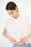 CAMICIA SPALLA SCESA MUSSOLA CON NODO BIANCO