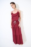GONNA BALZE CON COULISSE ROSSO INDIA